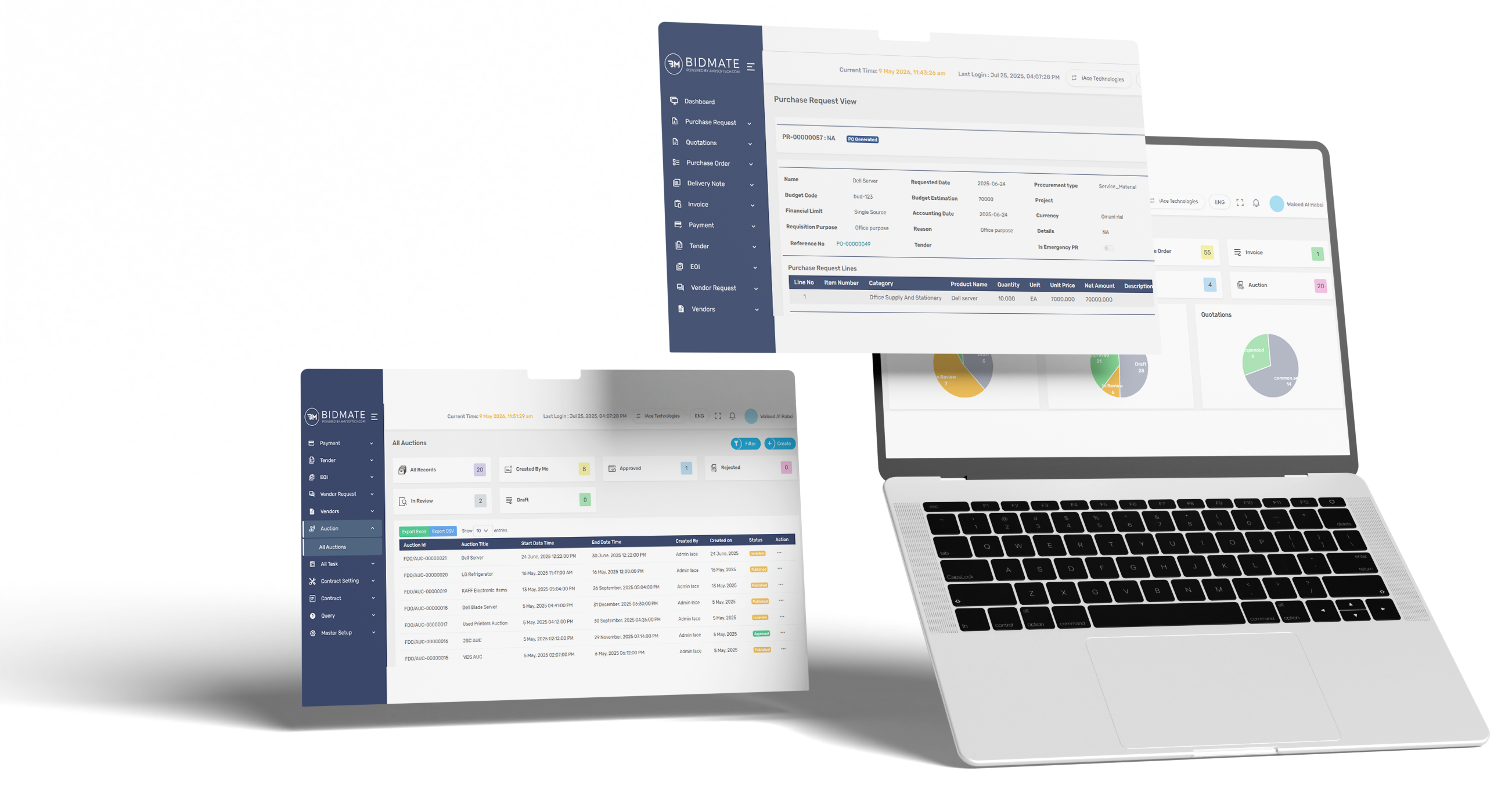 BidMate Dashboard Illustration